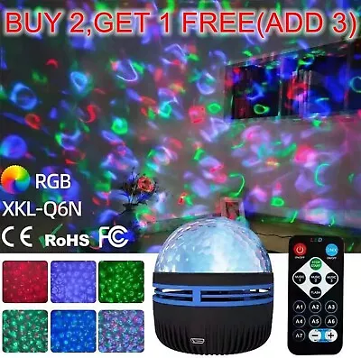 2 In 1 Northern Lights And Ocean Wave Projector With 14 Light Effect Party Decor • £10.89