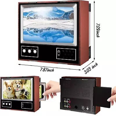 Portable Amplifier Mobile Phone Screen Magnifier Retro TV Phone Mini TV Cell • $9.96