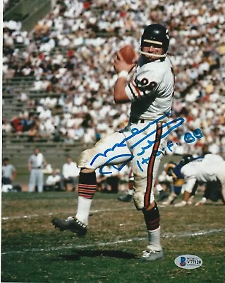 MIKE DITKA Signed Chicago BEARS 8x10 PHOTO W/ Beckett COA & HOF Inscription • $59.95