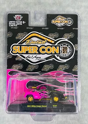 🇺🇸M2 Machines 2021 Las Vegas SuperCon 1941 Willys Coupe Gasser DCS02 H22🇺🇸 • $31.45