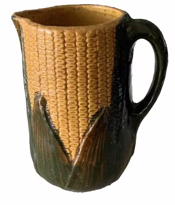 Antique Majolica Corn Pitcher • $125