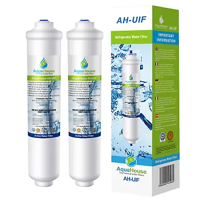 2x AH-UIF Compatible External In-Line Fridge Water Filter DA2010CB K3MFC2010F • £13.49