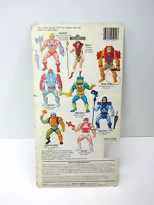 MOTUVintageSKELETOR CARD BACK8 BACKMasters Of The UniverseOriginalHe Man • $39.50