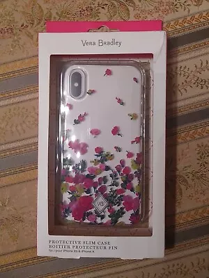 Vera Bradley Hybrid Case For IPhone Xs/X Pink Flowers. New Never Used/Open Box • $6.90