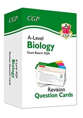 A-Level Biology AQA Revision Question Car... CGP Books • £14.99