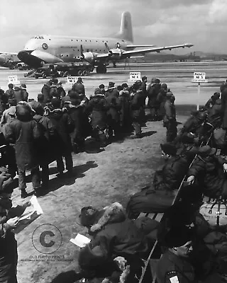 C-124 Globemaster Transport Cargo Aircraft 1951 Photograph Korea R+R Flight 8X10 • $7.99