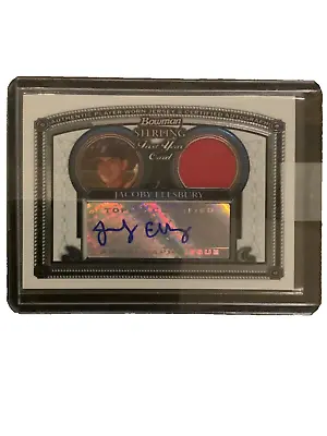 2005 Topps Bowman Sterling Jacoby Ellsbury Rookie RC Jersey Relic Auto Red Sox • $40