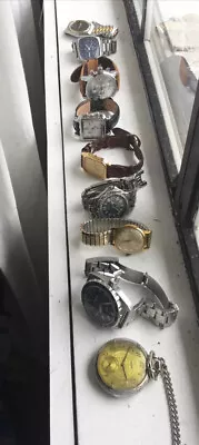 Junk Drawer Watch Lot Band Size 7-8 Sold In Us • $90