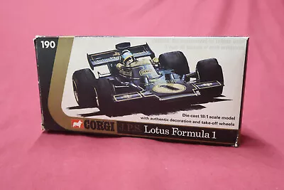 Corgi Diecast JPS John Player Special Lotus F1 Formula 1 Racing Car 1:18 Boxed • £24.99