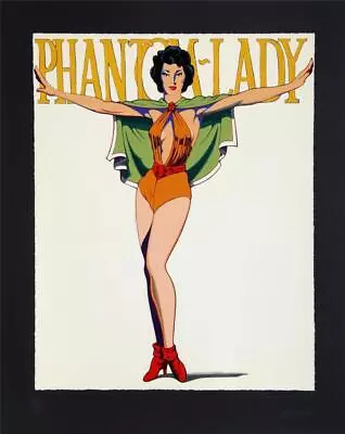 Mel Ramos Phantom Lady (BLACK) Hand Signed Limited Serigraph Art • $3500