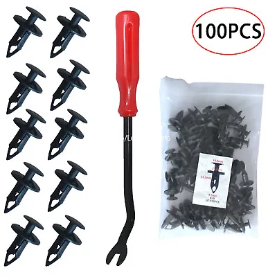 100 PCS Fasteners Car Bumper Retainer Clips Fits Most Cars Replacement Parts • $13