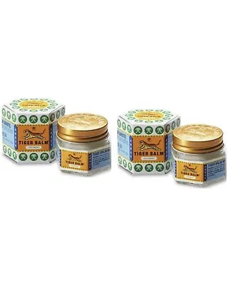 Tiger Balm (White) Super Strength Pain Relief 19.4 X 3 Jars -Thai Edition • $21.99