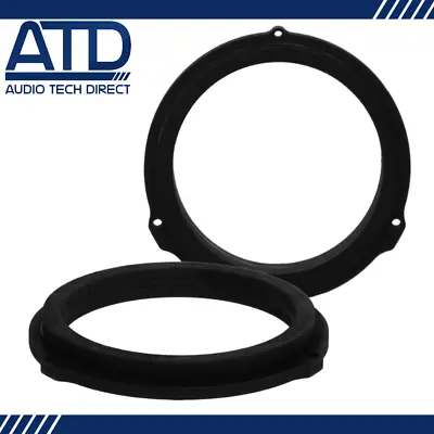 MDF Front Rear 165mm 6.5  Speaker Adaptors Rings For Jaguar E F I Pace X Type • £19.45