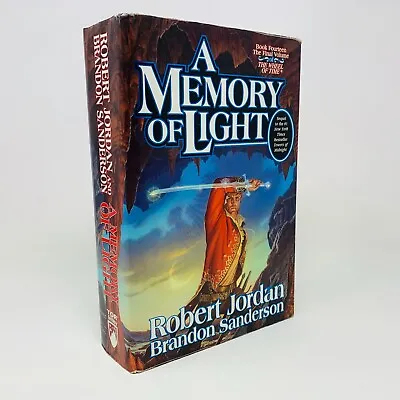 2013 A Memory Of Light Wheel Of Time #14 Robert Jordan Hardcover DJ 1st Print • $15.45
