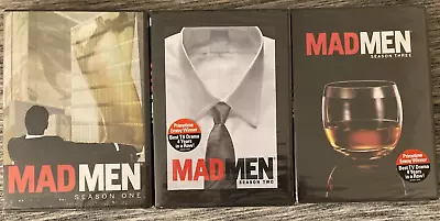 MAD MEN  Seasons 1 - 3  DVD Widescreen Lot All Sealed 1-3  Seasons • $12