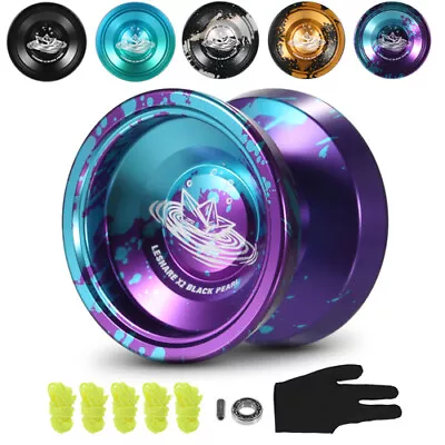 Pro Metal Aluminum Alloy Yoyo High Speed Kids Toy With Bearing Strings D N8H6 • £10.30