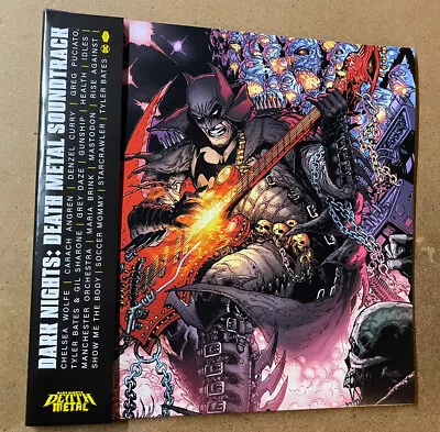 Dark Nights: Death Metal Soundtrack Batman Variant Black Marble Vinyl LP Record • $16.99