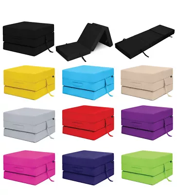 £64.97 • Buy Water Resistant Z Bed Single Size Fold Out Chair Bed Futon Folding Guest Sofabed