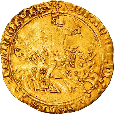 $4125 • Buy [#906432] Coin, France, Jean II Le Bon, Franc à Cheval, EF(40-45), Gold, Dupless