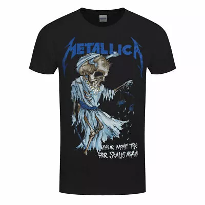 Official Metallica T Shirt Doris Black Classic Rock Metal Band Tee Licensed NEW  • £15.24