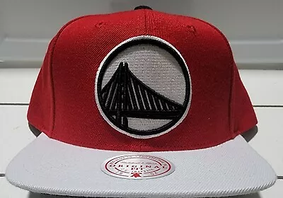 Golden State Warriors Mitchell & Ness Cardinal Red 2 Tone Adjustable Snapback  • $32