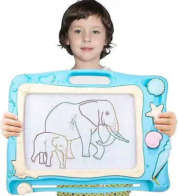 Magnetic Drawing Board For Kids Erasable Colorful Scribble Board Writing Pad • £15.99