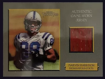 2006 Topps Turkey Red Marvin Harrison Authentic Game Worn Jersey - Colts • $14.99