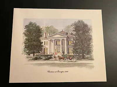 V) Miller & Rhoads Richmond Elmington Mansion Elmo Jones 1969 Christmas Card  • $49.95