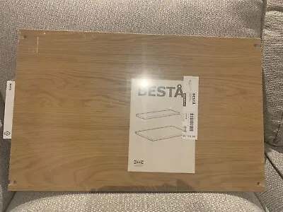 Ikea 'Besta' Light Wood Effect Wall Shelf • £5