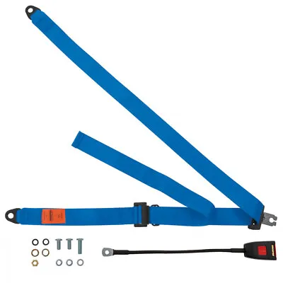 Front Static Seat Belt For Volvo N10 Tractor Unit Blue • $80.83
