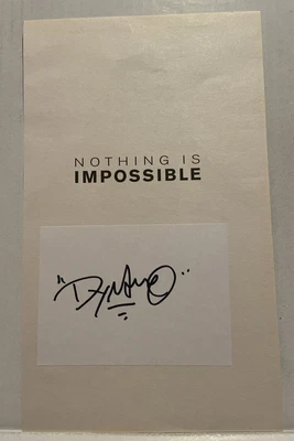 £4.99 • Buy Dynamo Hand Signed Book Front Page Autograph Magician Magic TV 