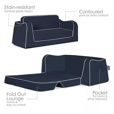 P'kolino Sofa Navy Fabric • $200