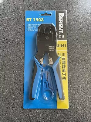 BERENT Crimping Tool Ratchet Type Bt 1503 • $18.95