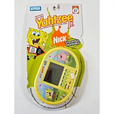 Parker Brothers Spongebob Squarepants Nick Yahtzee JR Electronic Game SEALED NEW • $19.99