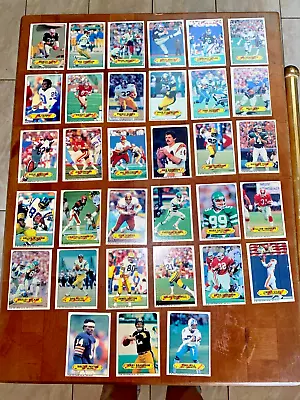 1983 Topps Sticker Insert Football Card Complete Set PAYTON MONTANA L.T. MINT • $14.36