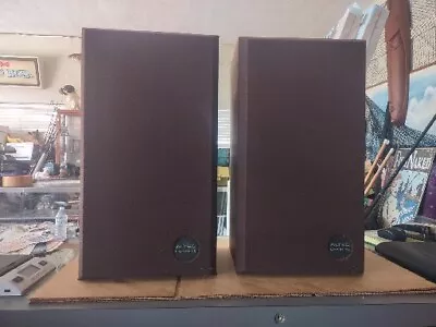 Vintage Altec Lansing Model One 1 Speakers W/Grilles & Cabinets • $150