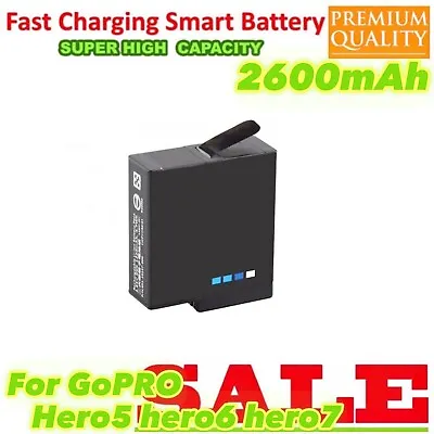 2600mAh ProA AHDBT-501 Battery For GoPro Hero 5 Hero 6 Hero 7 /7 Black Hero 2018 • $18.77