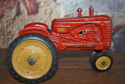 Vintage Massey Harris 44 Die Cast SLIK Toy Farm Row Crop Tractor • $74.95