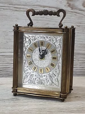 Vintage Brass Carriage Smiths Clocks & Watches Mechanical Clock. • $96.70