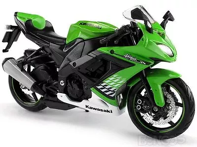 MAISTO 1:12 Kawasaki Ninja ZX 10R 31105 MOTORCYCLE BIKE DIECAST MODEL • £22.78