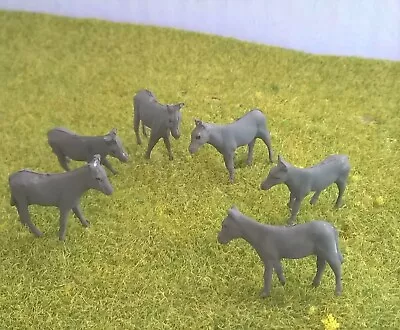 £3.45 • Buy HO/OO Gauge 00 Model Railway Hand Painted Donkeys For Scenery
