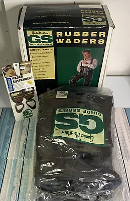 NEW Gander Mountain Guide Series Brown Full Body Waders Bibs 17002 Boot Size 12 • $89.99