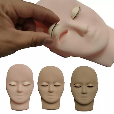 Lash Mannequin Head Eyelash Extension Practice Mannequin Head Make Up Supply • $14.78