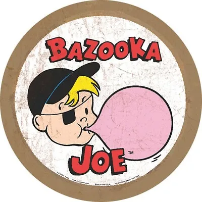 Tin Signs Bazooka Joe Bubblegum Round Reproduced From Authentic Vintage Design • $14.39