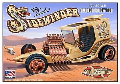 Atlantis 1/24 Tom Daniel Sidewinder Customer Show Car (formerly Monogram) • $26.03