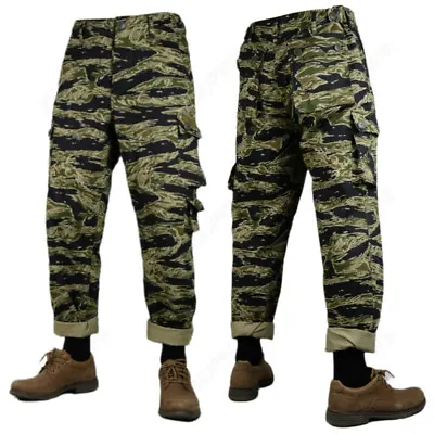 Vietnam War U.S. ARMY MILITARY Camouflage Jungle TCU Trousers Military Pant M-XL • $58.60