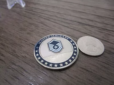 USAF Rank Of Master Sergeant Challenge Coin #581P • $8.99