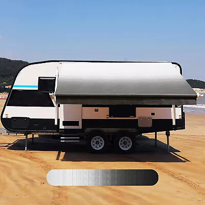 8-22ft Weatherproof Vinyl RV Awning Fabric Replacement Outdoor Canopy For Camper • $78.65