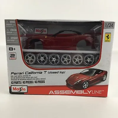 Maisto Assembly Line 1/24 Ferrari California T Die Cast Metal Model Car Kit New • $35.96