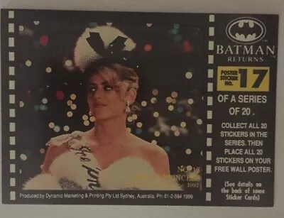 Batman Returns Poster Sticker #17/20 The Ice Princess - Dynamic MarketingSydney • $1.65